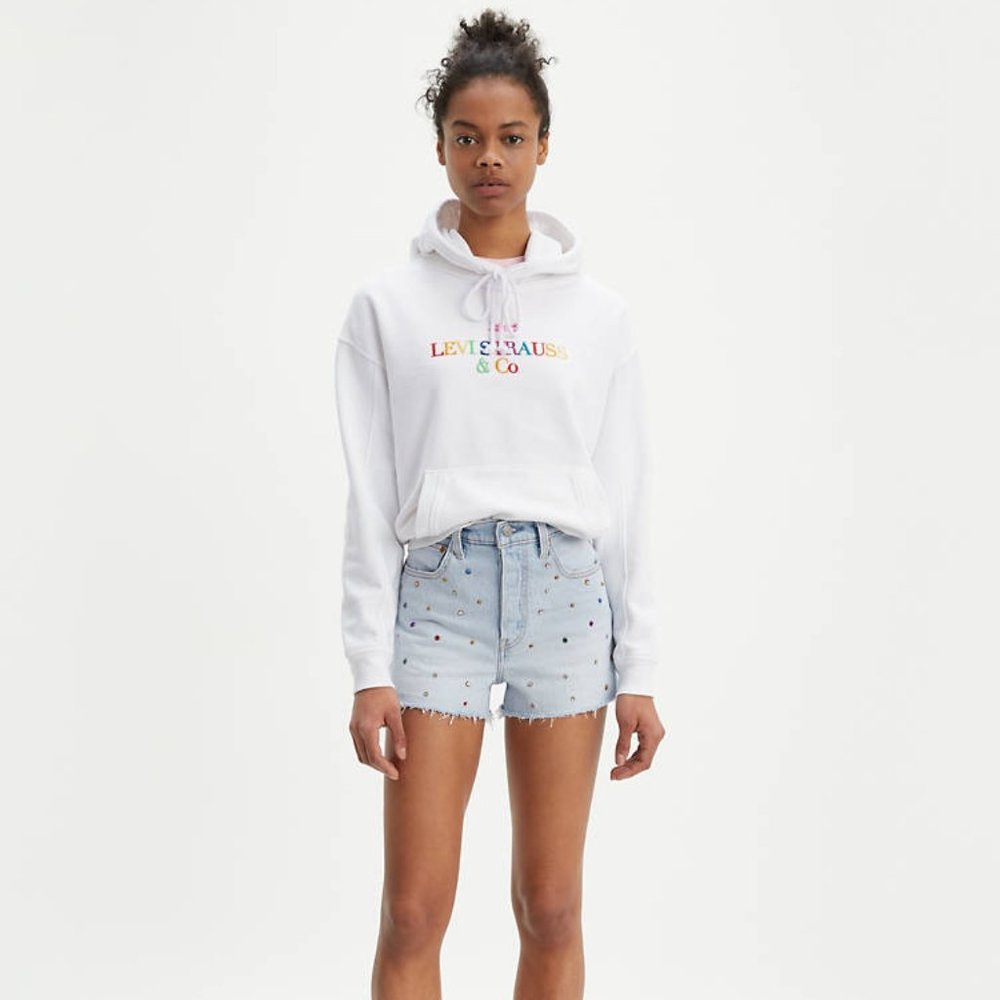 Levi’s RIBCAGE STUDDED SHORTS